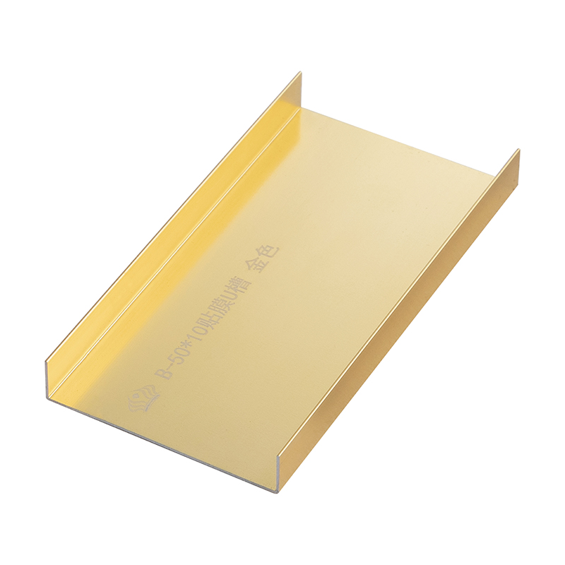 50x10CM Gold Aluminum U Channels