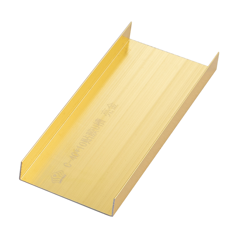 40x10CM Gold Aluminum U Channels