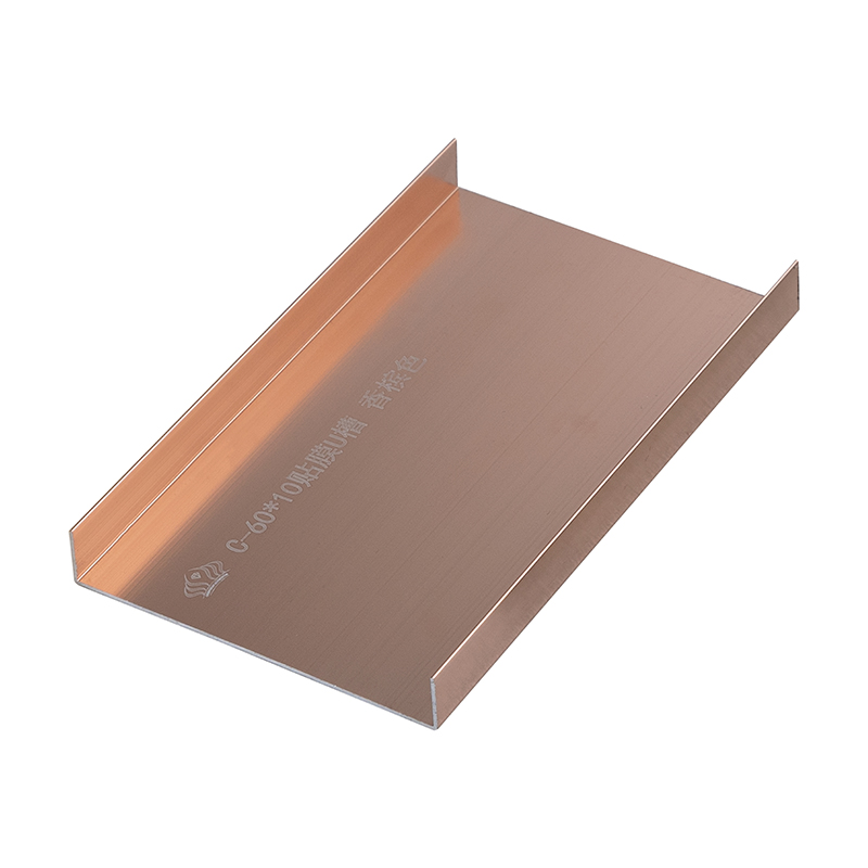 60x10CM Champagne Aluminum U Channels