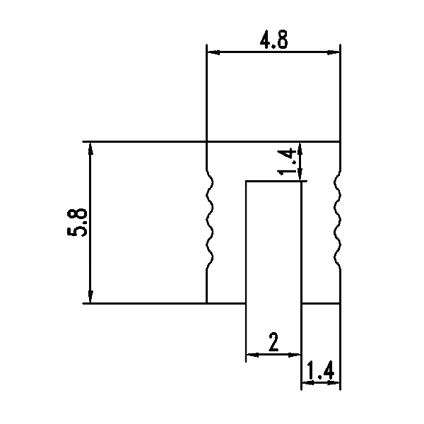 5x6cm Aluminum U Channels