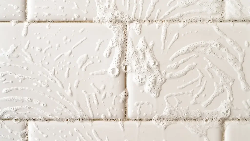 Checking the wall substrate before installing tile edge trim
