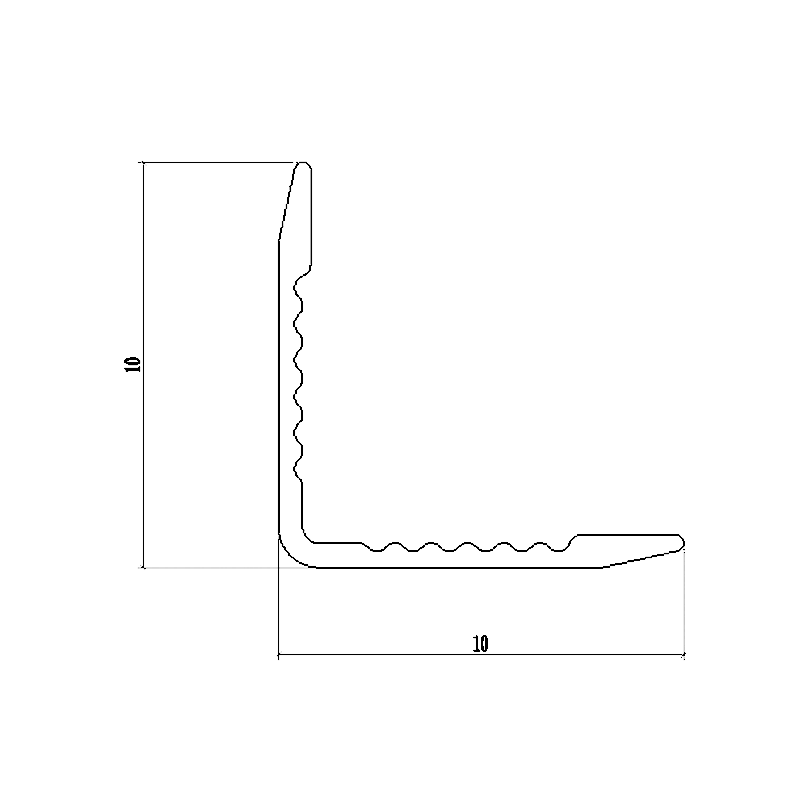 10X10 Aluminum Wall Corner Guards