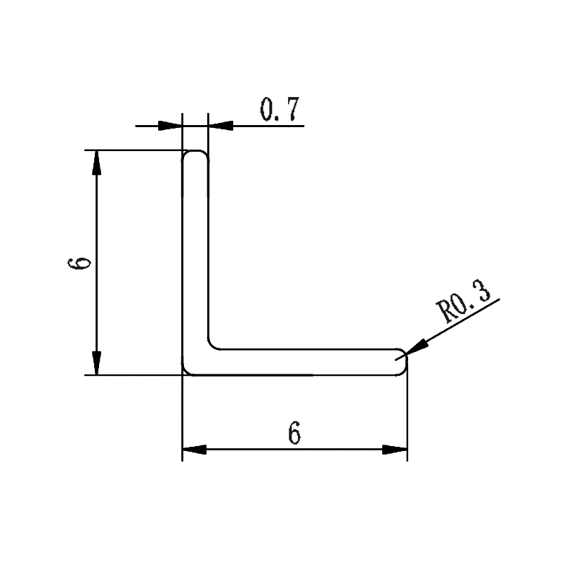 6X6 Aluminum Wall Corner Guards