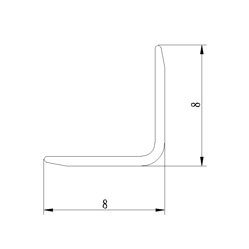 8X8 Aluminum Wall Corner Guards