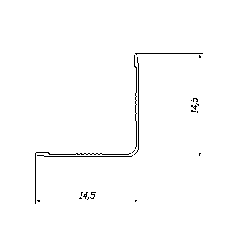 15X15 Aluminum Wall Corner Guards
