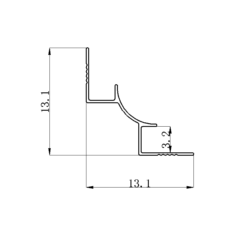 3.2MM Double-Channel Internal Corner Wall Panel Trim