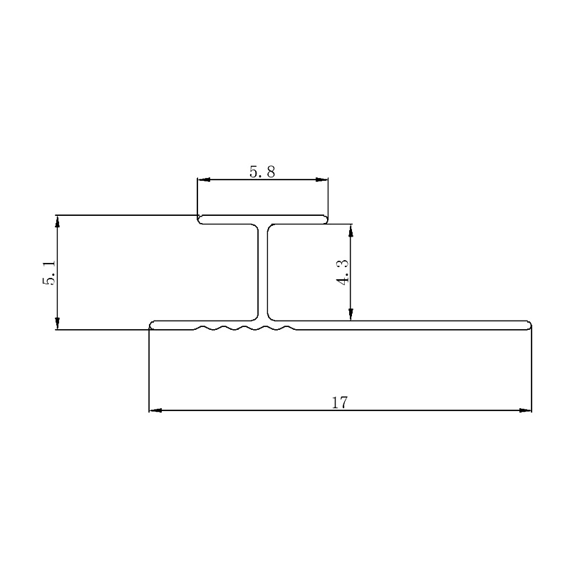 4.3MM H Wall Panel Trim
