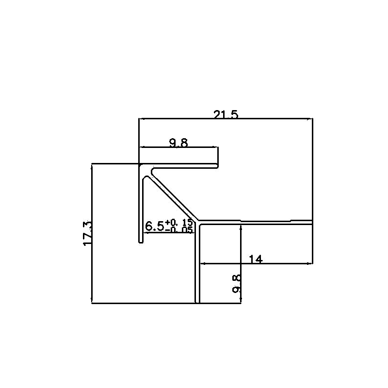 6.5MM Arrow Outside Corner Trim