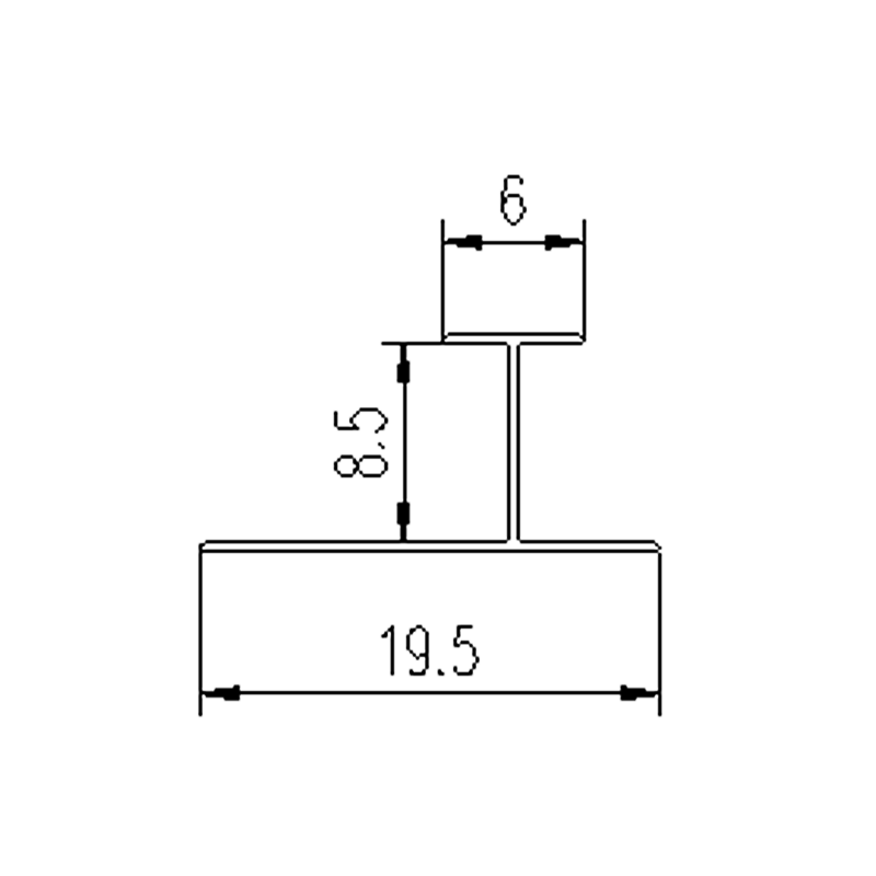 8.5MM H Wall Panel Trim
