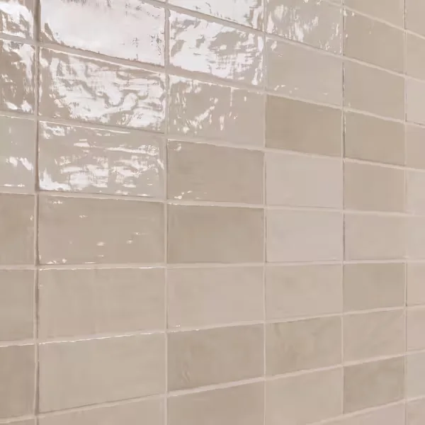 Glazed ceramic tile edge material selection