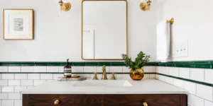 How to finish tile edge without trim using clean tile details