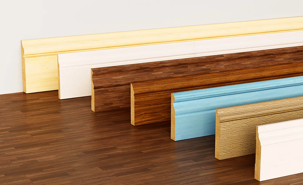 Wood baseboard styles for warm and traditional interior design