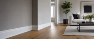 wood baseboard and aluminum baseboard comparison for interior wall finishing