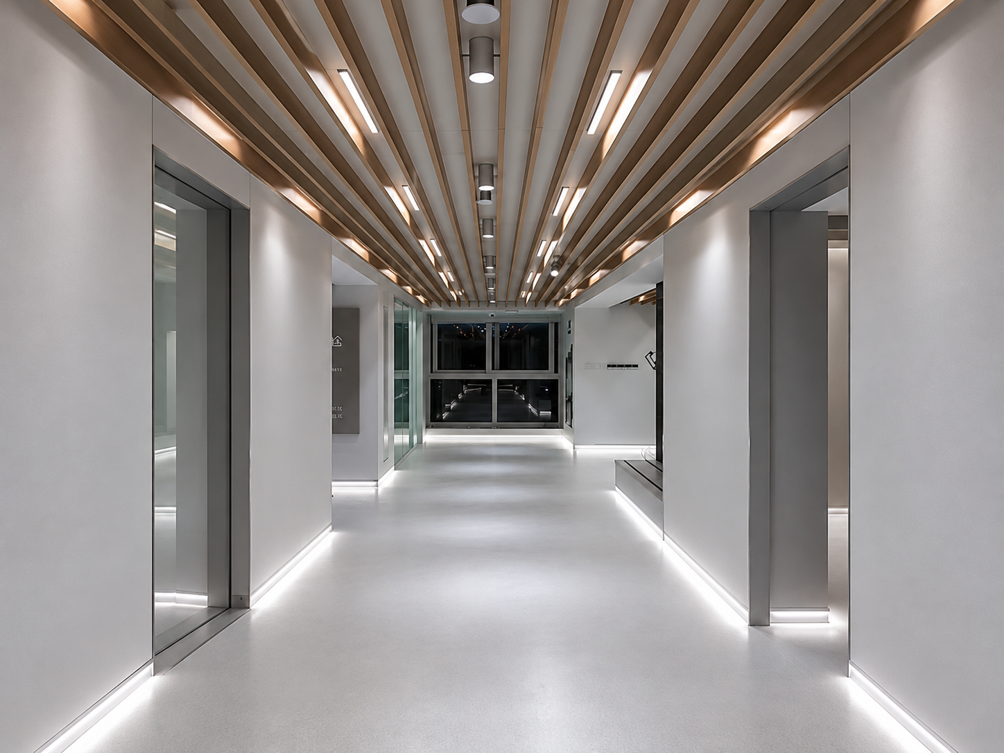 LED Skirting Board used in modern interior projects